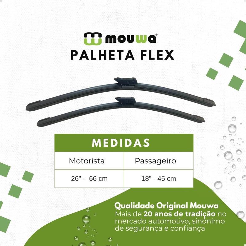 Par Palheta Dianteira Flex Específica Original Mouwa MF2618 Vw
